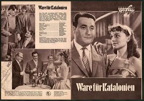 Filmprogramm PFP Nr. 21 /59, Ware für Katalonien, Eva-Maria Hagen, Hanna Rimkus, Regie: Richard Groschopp