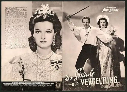 Filmprogramm IFB Nr. 727, Die Stunde der Vergeltung, Louis Hayward, Joan Bennett, Regie: Edward Small