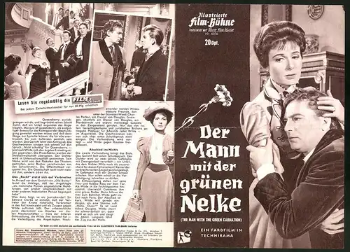 Filmprogramm IFB Nr. 6076, Der Mann mit der grünen Nelke, Peter Finch, Yvonne Mitchell, James Mason