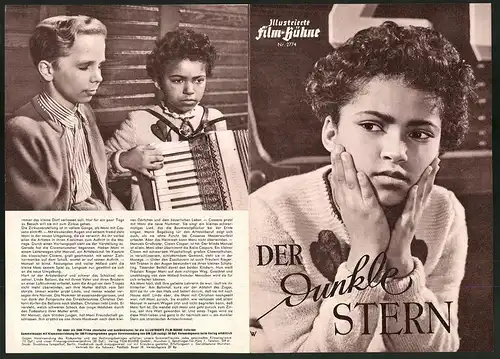 Filmprogramm IFB Nr. 2774, Der dunkle Stern, Die kleine Toxi, Jürgen Micksch, Regie: Hermann Kugelstadt