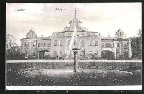 AK Weimar, Belvedere