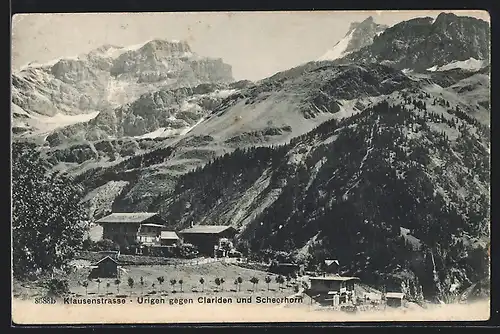 AK Klausenstrasse, Urigen gegen Clariden und Scheerhorn