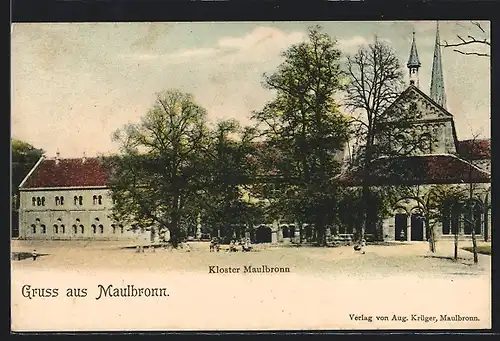 AK Maulbronn, Blick auf das Kloster