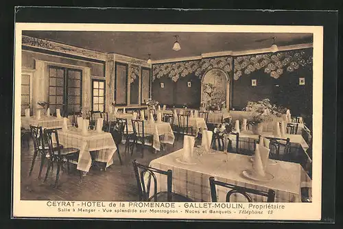 AK Ceyrat, Hotel de la Promenades, Salle à Manger