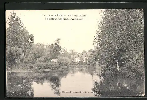 AK La Fère, Vue de l`Oise