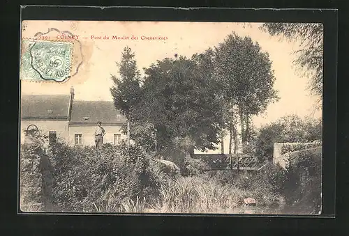 AK Coincy, Pont du Moulin des Chenevieres