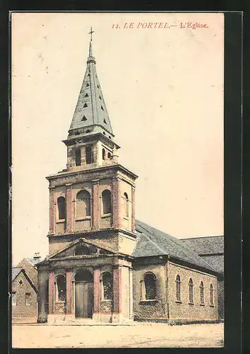 AK Le Portel, L`Eglise, Ansicht der Kirche