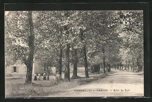 AK Cormeilles-en-Parisis, Allee du Fort