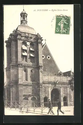 AK Pontoise, Eglise Notre-Dame