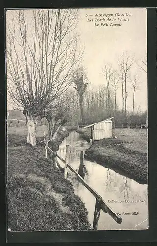 AK Ableiges, Les Bords de la Viosne, Le Petit Lavoir