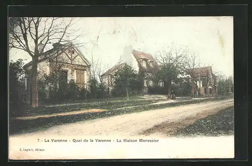 AK La Varenne, Quai de la Varenne, la Maison Menessier