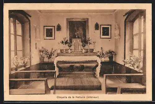 AK Pensier, Institut St-Dominique, Chapelle de la Nativité, intérieur