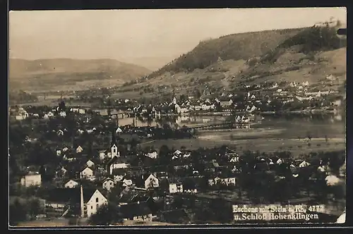 AK Eschenz, Gesamtansicht mit Blick auf Stein a. Rh.