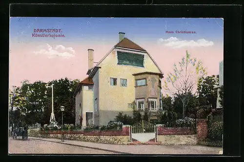 AK Darmstadt, Künstler-Kolonie, Haus Christiansen