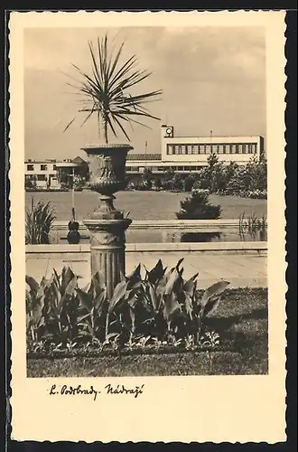 AK Podebrady, Bahnhof, Nadrazi