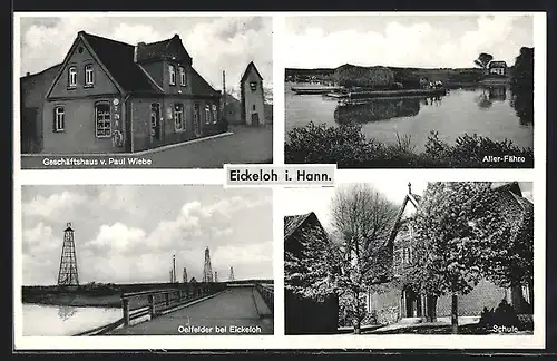 AK Eickeloh, Erdölfelder, Schule, Aller-Fähre