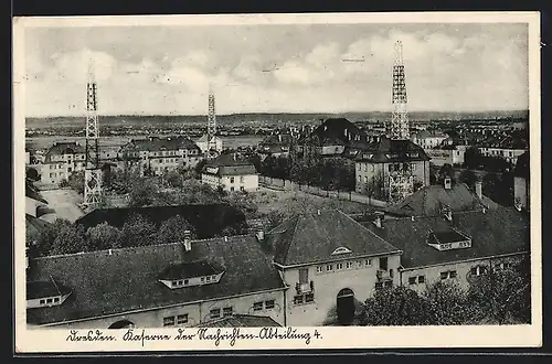 AK Dresden-Mickten, Kaserne der Nachrichten-Abteilung 4