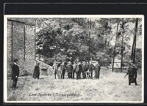 AK Les Sports, Tir au pistolet, Pistolen-Duell im Schützenverein