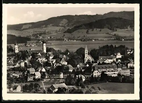 AK Isny /Allgäu, Ortsansicht aus der Vogelschau