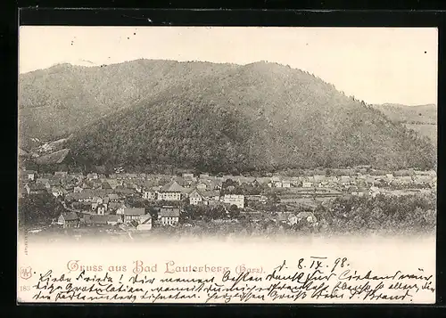 AK Bad Lauterberg /Harz, Teilansicht