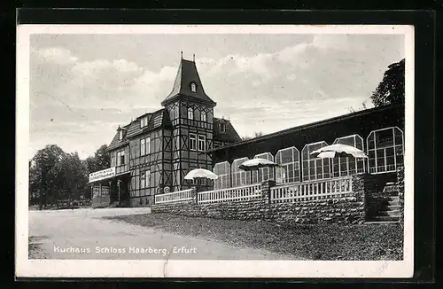 AK Erfurt, Gasthaus Schloss Haarberg