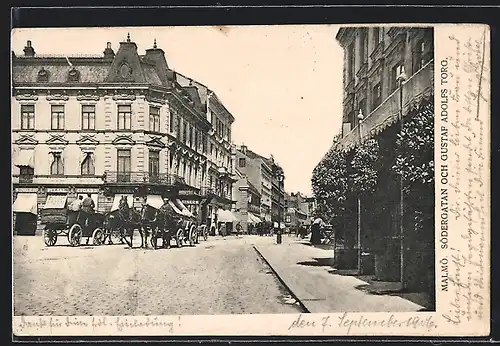 AK Malmö, Södergatan och Gustaf Adolfs Torg