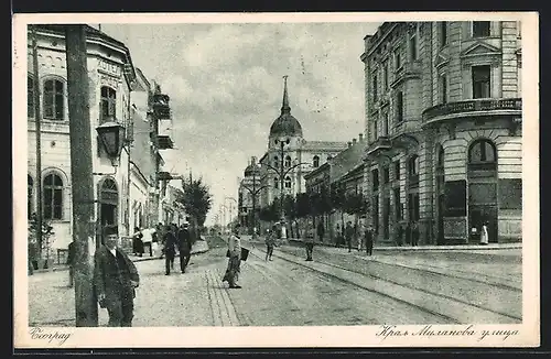 AK Belgrade, La rue du Roi Milan