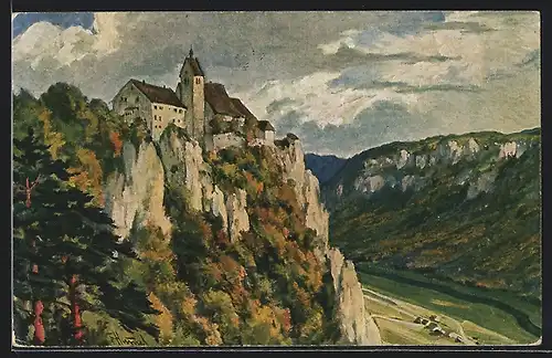 AK Beuron / Donautal, Schloss Werenwag