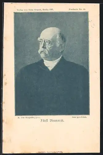 AK Porträt Fürst Otto von Bismarck