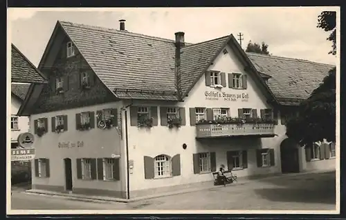 Foto-AK Altusried /Allg., Gasthof und Brauerei zur Post