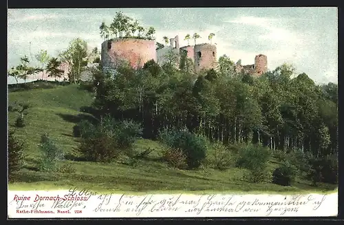 AK Dornach, An der Ruine Dornach-Schloss