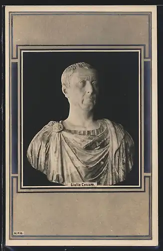 AK Büste von Giulio Cesare