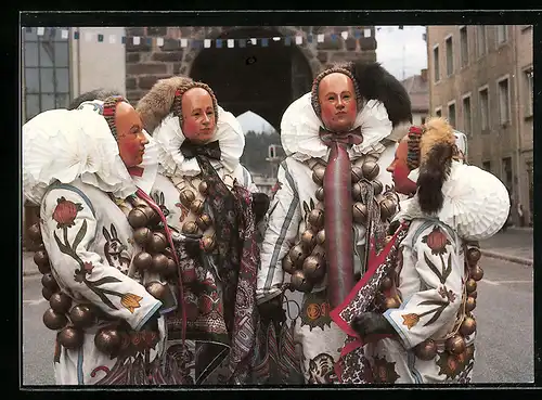 AK Villingen, Historische Villinger Fasnet, Narrogruppe, Fasching