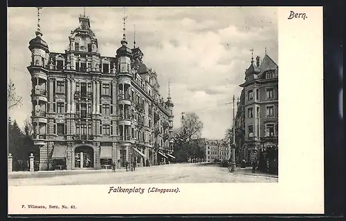 AK Bern, Restaurant am Falkenplatz in der Länggasse