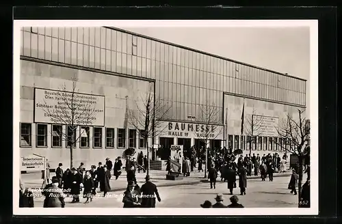 AK Leipzig, Halle 19, Baumesse auf dem Ausstellungsgelände