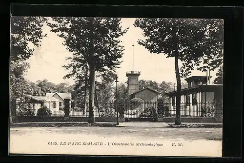 AK Le Parc-St-Maur, L`Observatoire Météorologique