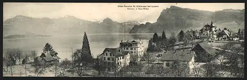 Klapp-AK Luzern, Hotel-Pension St. Nikolausen