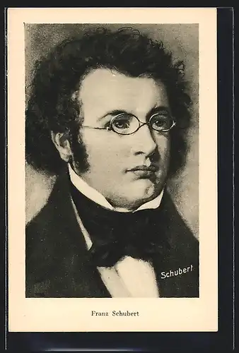 AK Franz Schubert, österreichischer Komponist