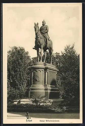 AK Erfurt, Kaiser Wilhelmdenkmal