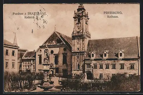 AK Pressburg, Rathaus