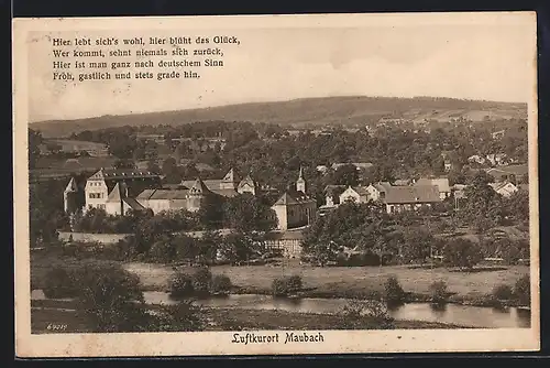 AK Maubach, Gesamtansicht der Stadt