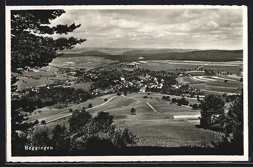 AK Beggingen, Blick in den Ort