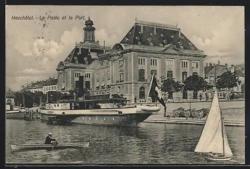 AK Neuchâtel, La Poste et le Port