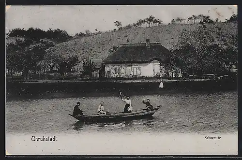 AK Unruhstadt, Schwente mit Ruderpartie