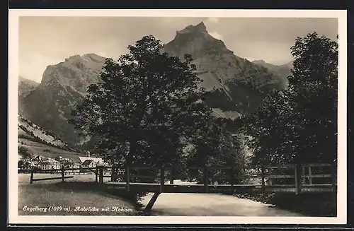 AK Engelberg, Aabrücke mit Hahnen