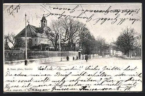 AK Chene-Bougeries, Ortseingang mit Kirche