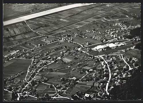 AK Vaduz, Teilansicht vom Flugzeug aus