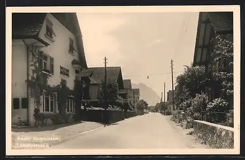 AK Schaan, Blick in die Hauptstrasse