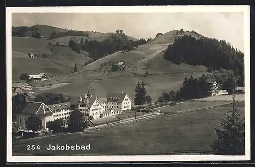 AK Jakobsbad, Teilansicht mit dem Bad