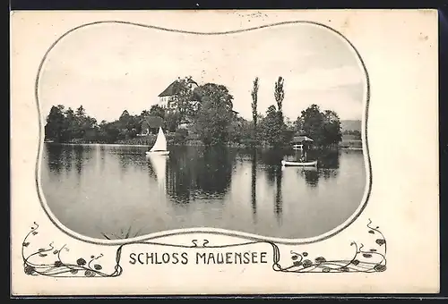 AK Mauensee, Blick auf das Schloss